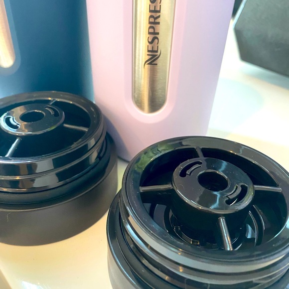 NESPRESSO Medium and Large Nomad Travel Mugs- NEW! - Picture 3 of 5